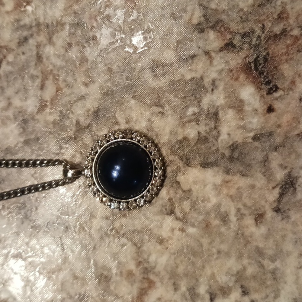 SAPPHIRE NECKLACE AND RING SET - Picture 2 of 4